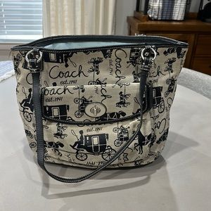 Coach large back, great for work/laptop.